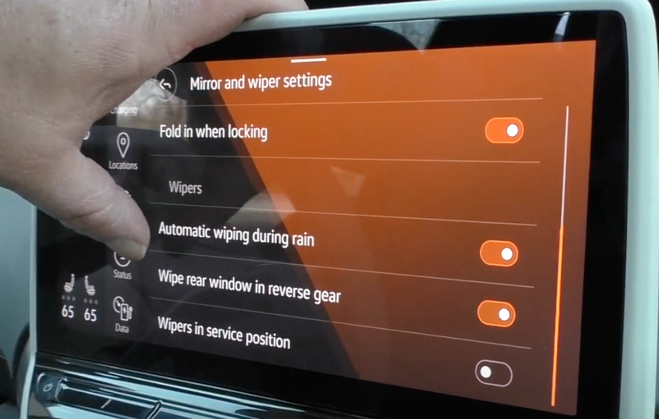 2021 Volkswagen ID.4 Vehicle Settings Windshield